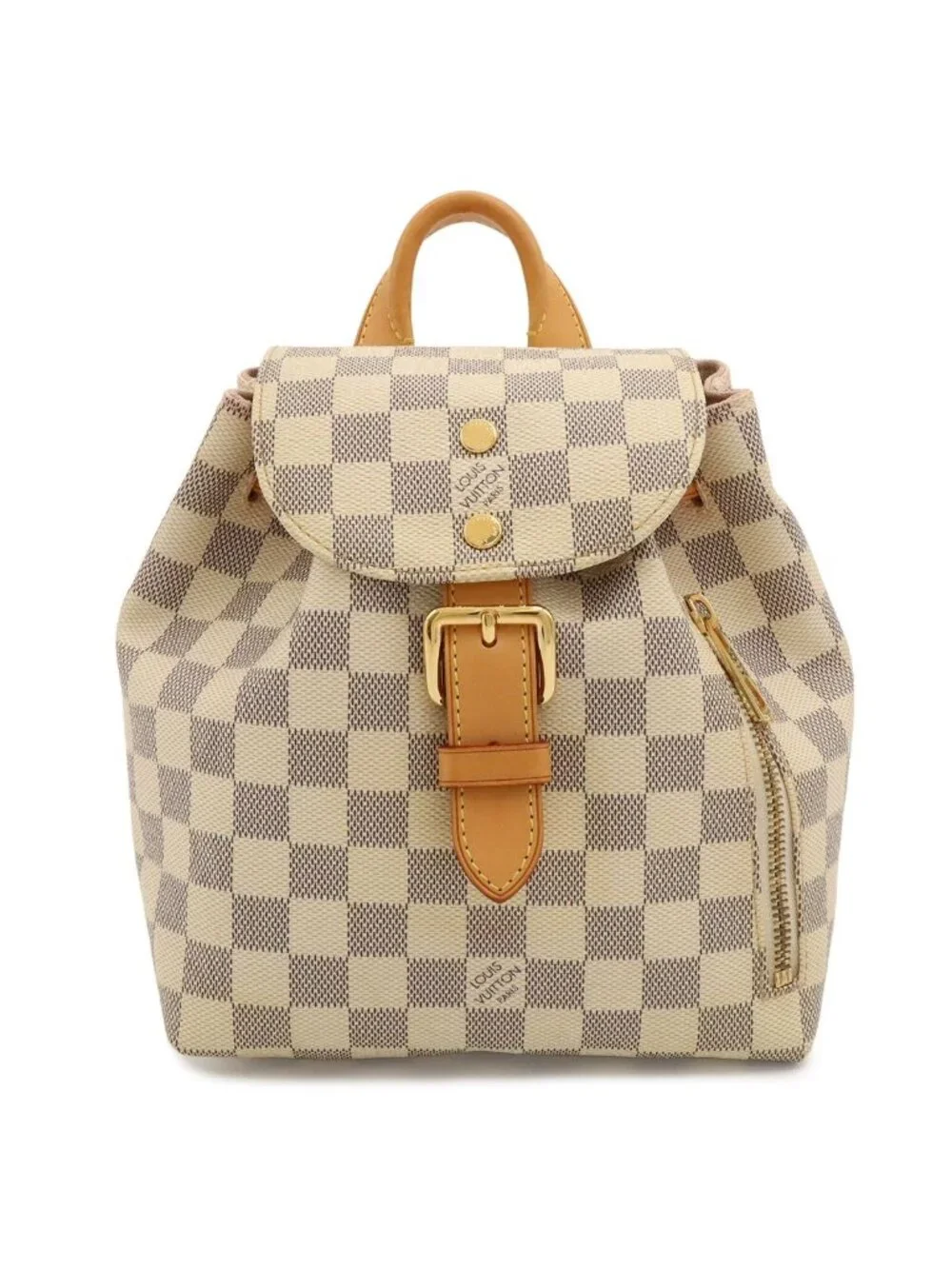 Louis Vuitton Damier Azur Sperone BB Backpack Mini Shoulder Bag